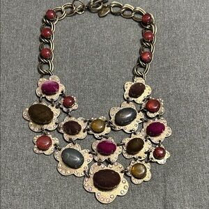 Betsy Johnson Elegant Multicolor Statement Necklace